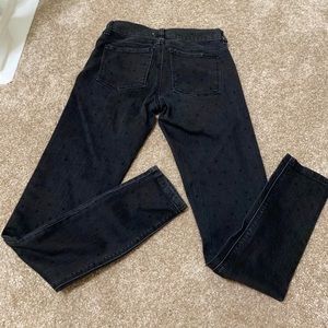 WHBM Dark Crystal Skinny Black Jeans